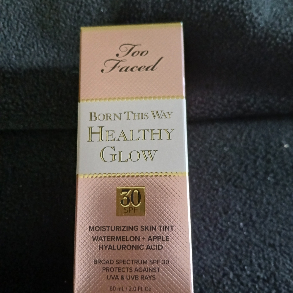 Too Faced Born This Way Healthy Glow Moisturizing Skin Tint Butter Pecan🤩💅🏾💄
